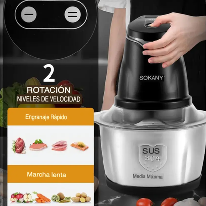 Picadora Sokany Multitalla 2 en 1